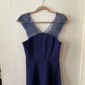 The Kooples Lace Blue Dress